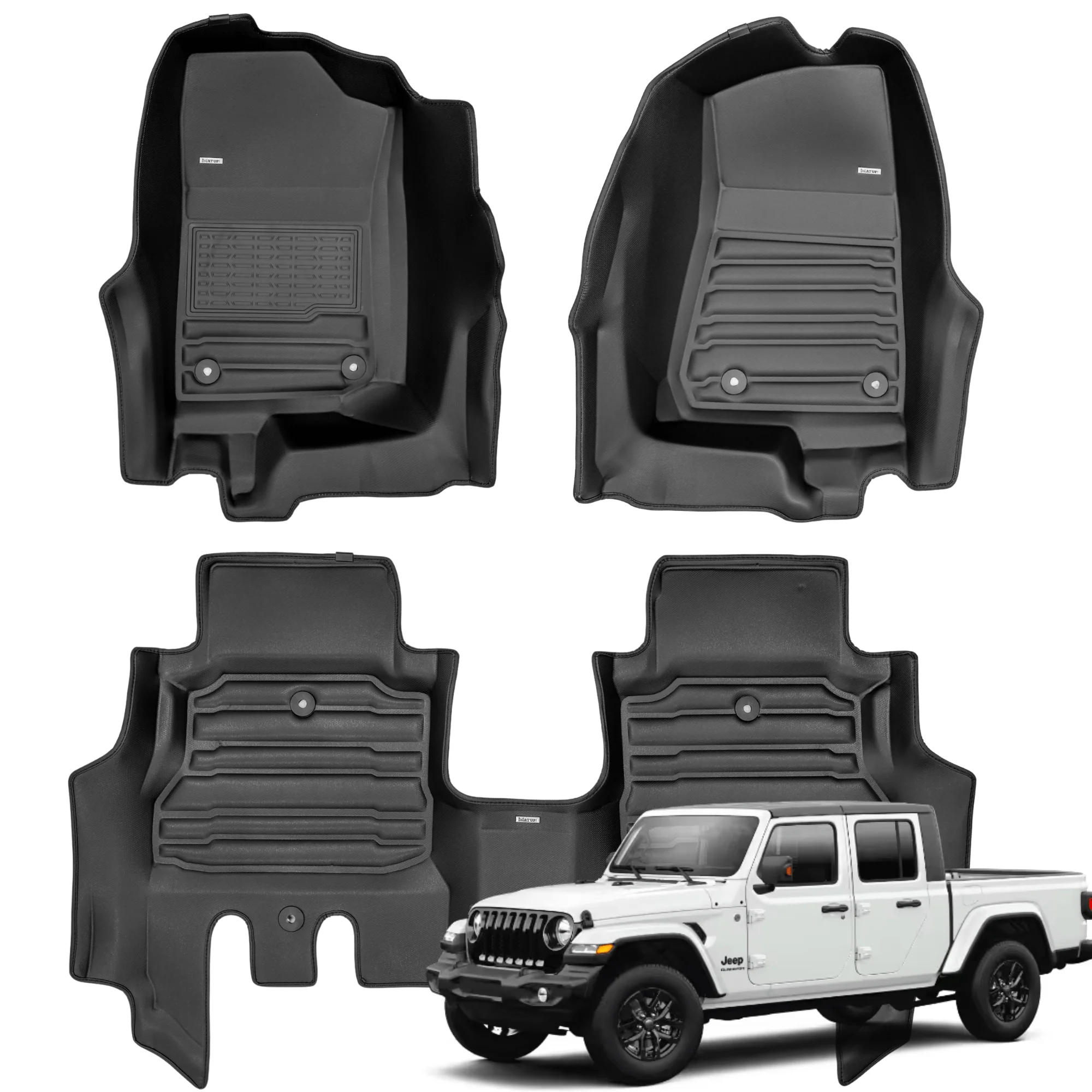 Jeep Grand Cherokee Floor Mats 2011-2021 | Covers Row 1 & 2